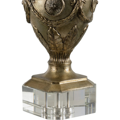 Athena Lamp by Wildwood in champagne, clear. Made from misc* in a traditional style.