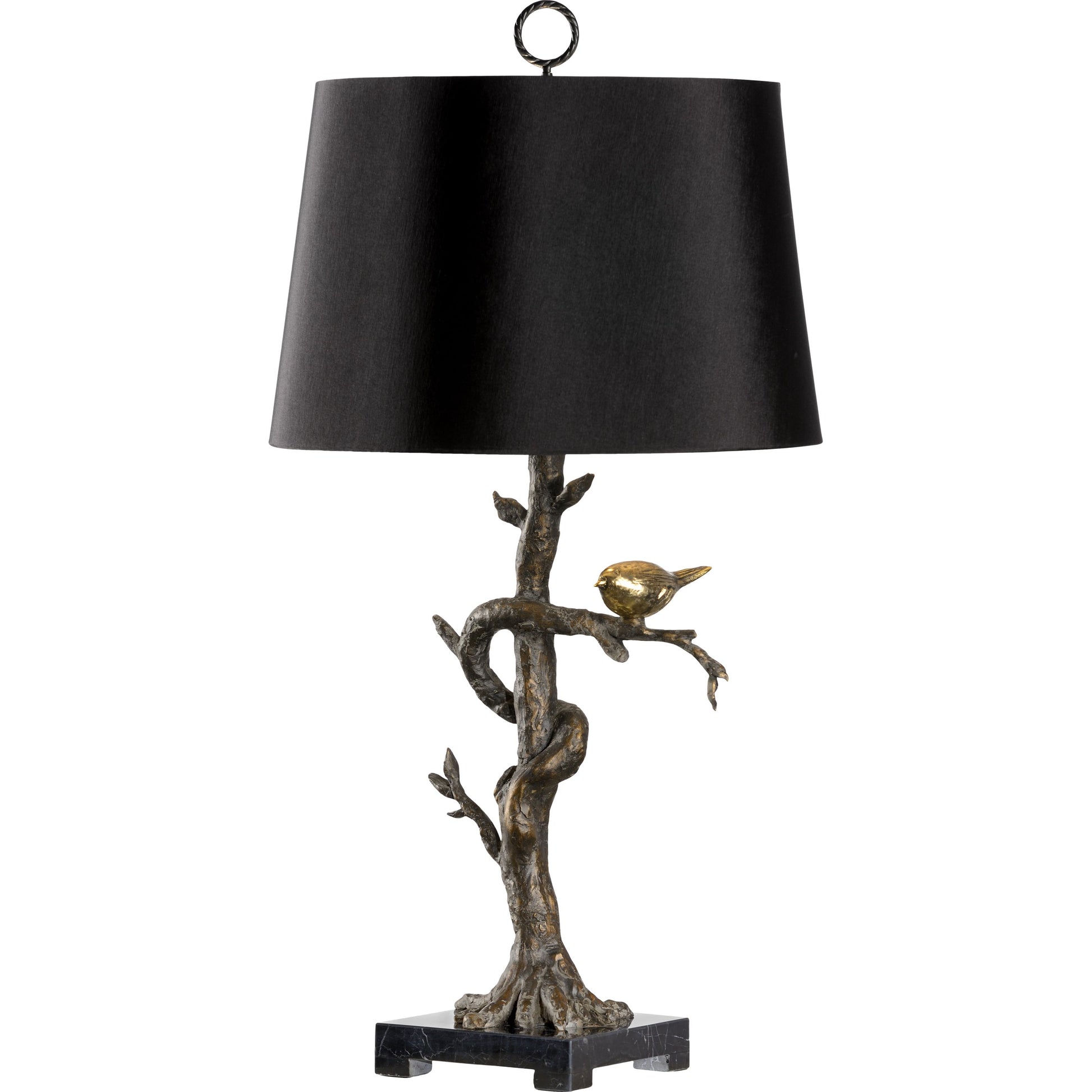 Tweet Lamp by Wildwood in bronze, gold, natural black. Made from unique in a rustic style.