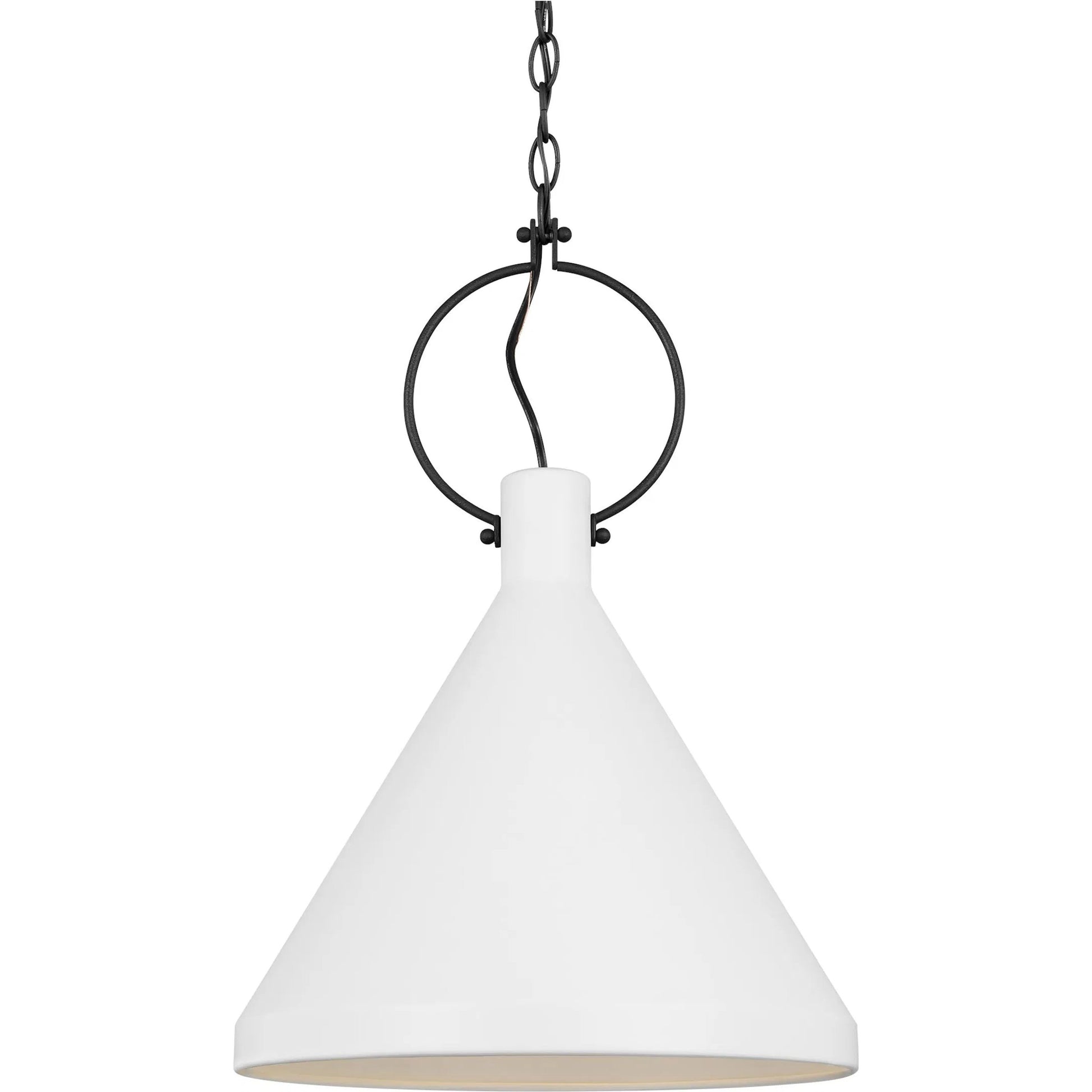 Lyon Medium One Light Pendant by Visual Comfort & Co.. Made from steel in a cottage & farmhouse style.