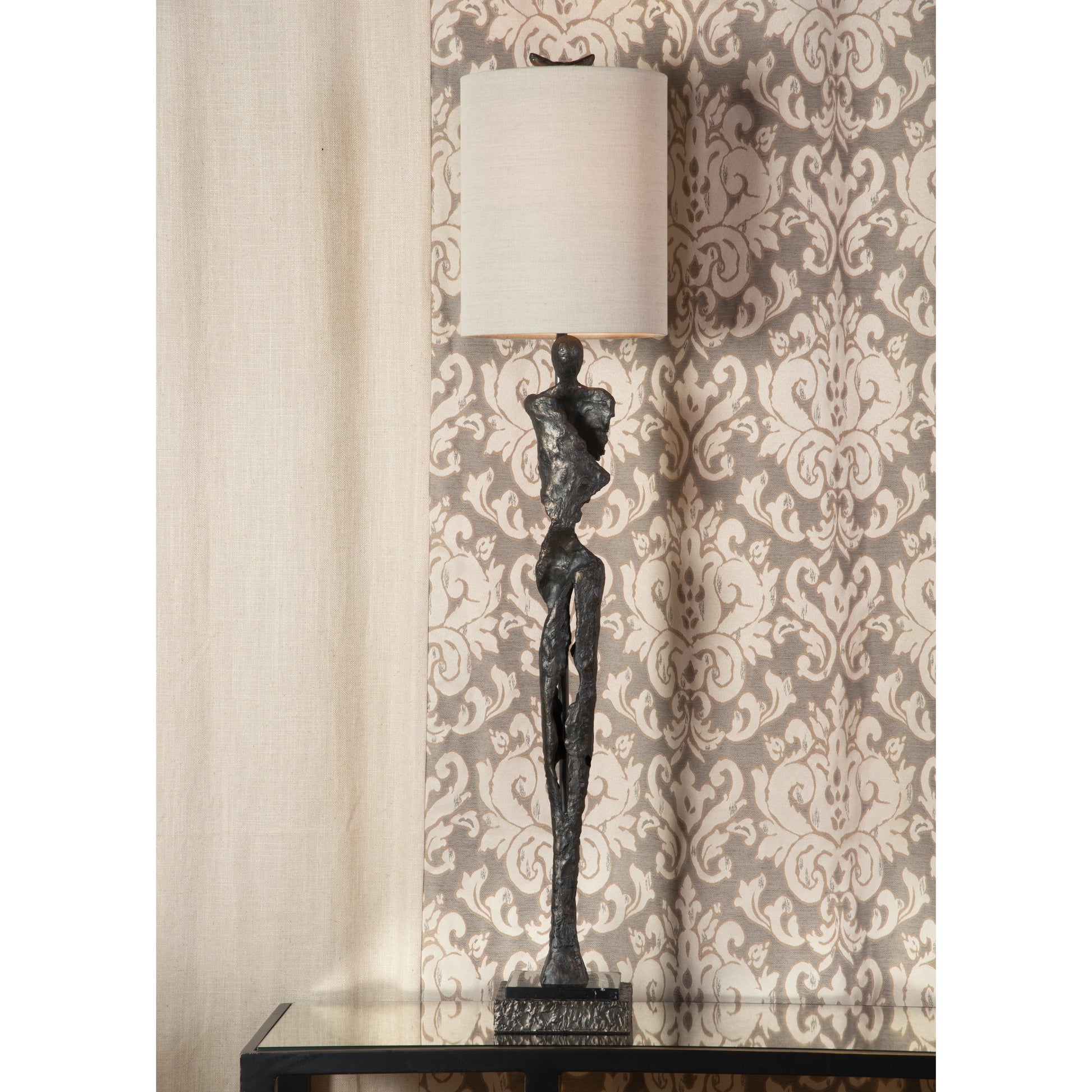 Artemis Body Lamp by Frederick Cooper in black. Made from unique in a eclectic & global style.