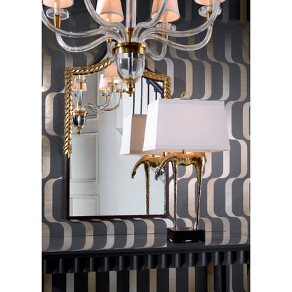 Homer Lamp by Wildwood in antique gold, black. Made from unique in a eclectic & global style.