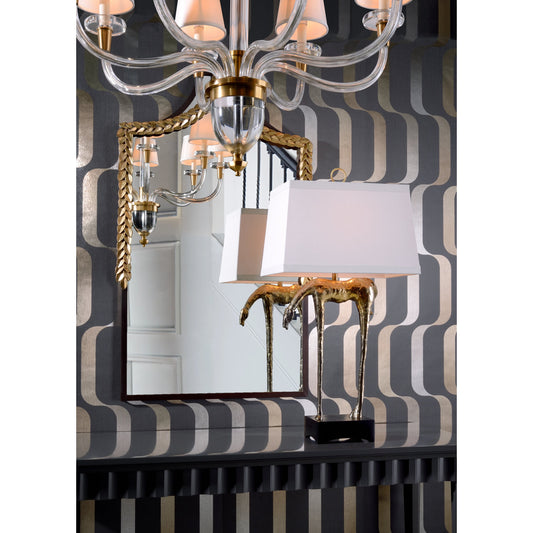 Homer Lamp by Wildwood in antique gold, black. Made from unique in a eclectic & global style.