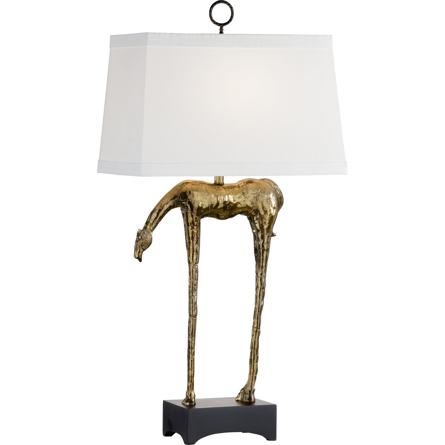 001 SR-384479 | Primary Silo | Homer Lamp by Wildwood in antique gold, black. Made from unique in a eclectic & global style.