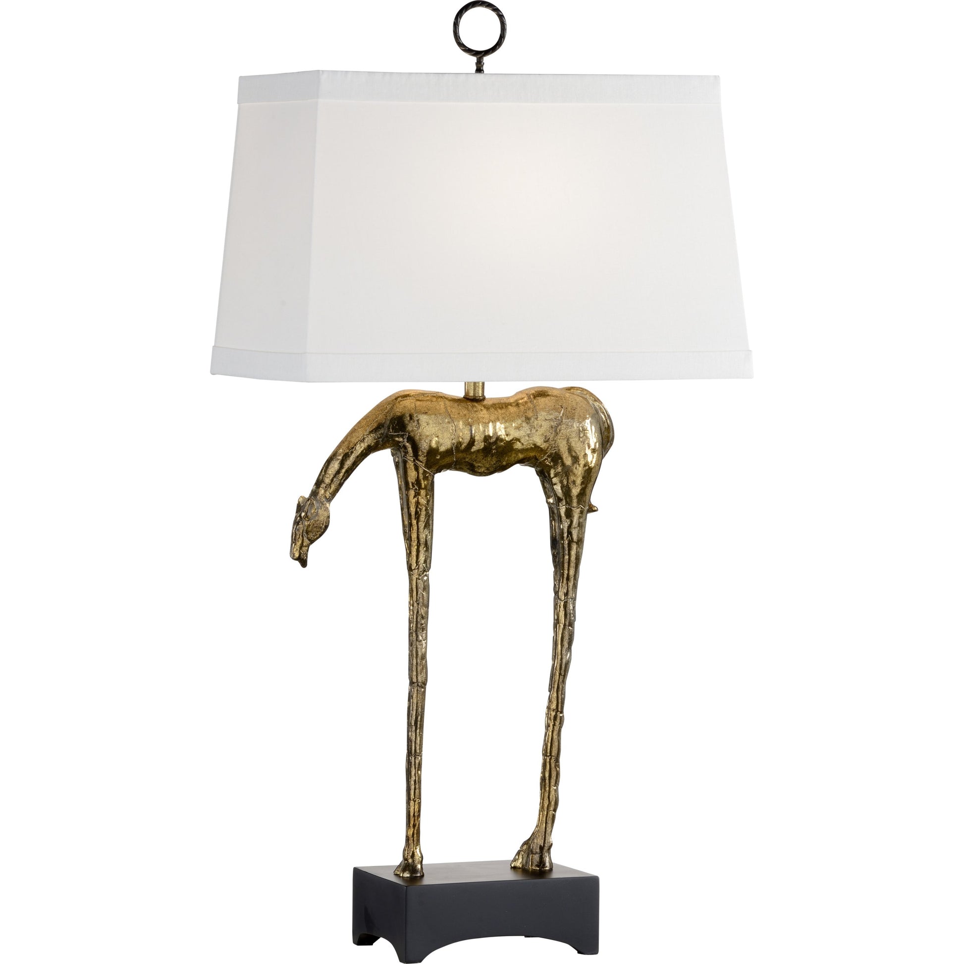 Homer Lamp by Wildwood in antique gold, black. Made from unique in a eclectic & global style.