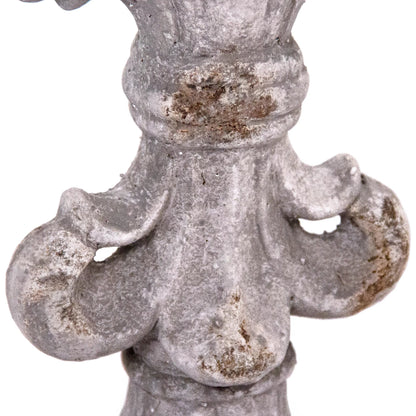 Accent Decor by Zentique in distressed light grey. Made from stoneware in a unique style.
