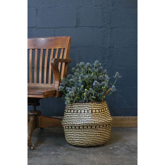 Benni Basket by Accent Decor in natural. Made from natural fibers in a cottage & farmhouse style.