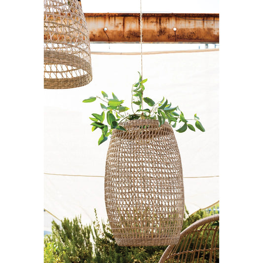 Rye Light Shade by Accent Decor in natural. Made from natural fibers in a cottage & farmhouse style.