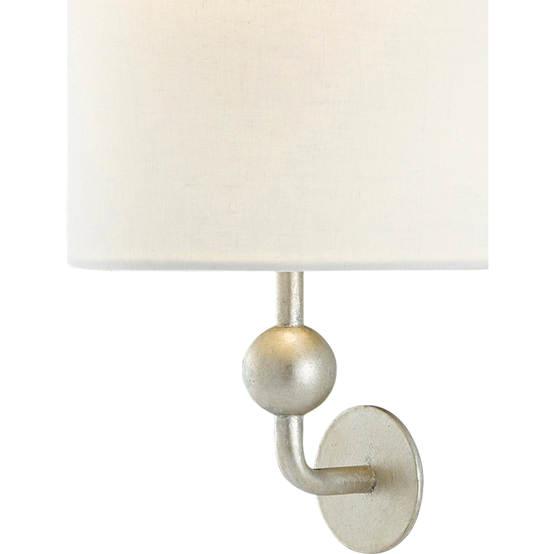 Tavey Wall Sconce by Currey and Company in contemporary gold leaf. Made from wrought iron in a transitional style.