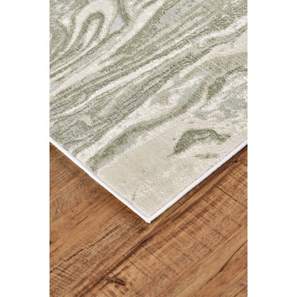 Prasad Rug - 3894F by Feizy in gray, ivory, silver. Made from polypropylene, polyester in a unique style.