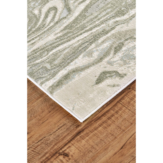 Prasad Rug - 3894F by Feizy in gray, ivory, silver. Made from polypropylene, polyester in a unique style.