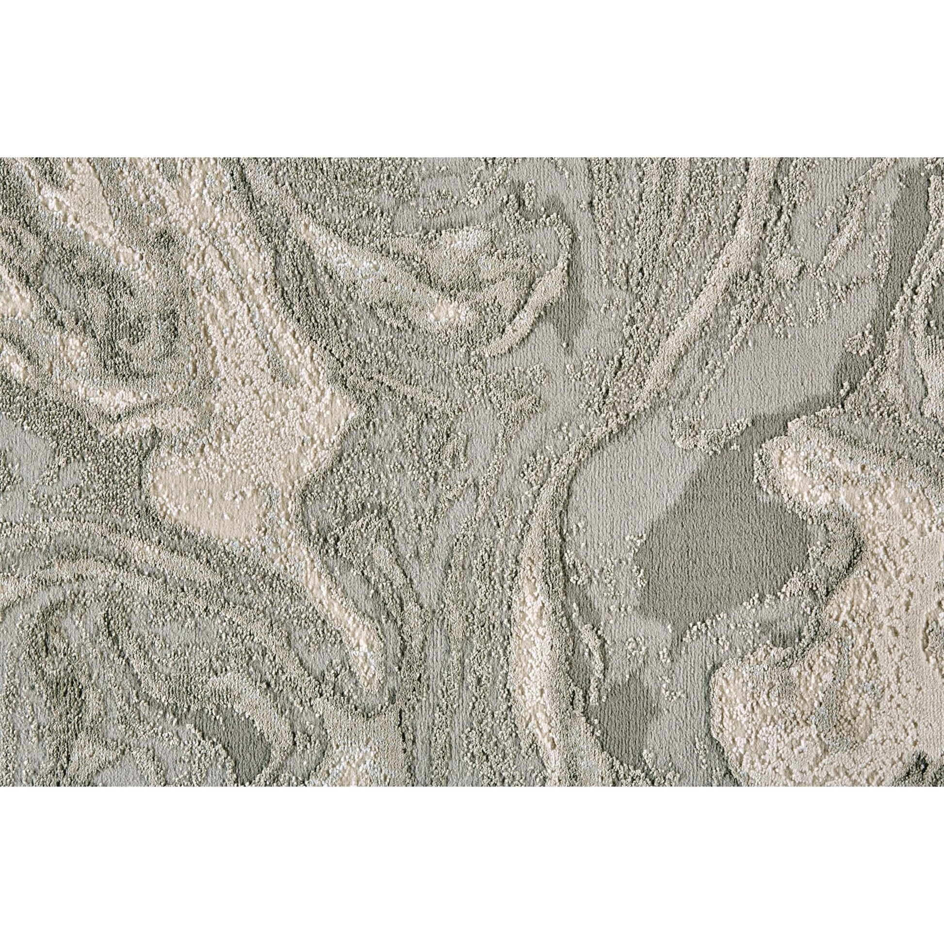 Prasad Rug - 3894F by Feizy in gray, ivory, silver. Made from polypropylene, polyester in a unique style.