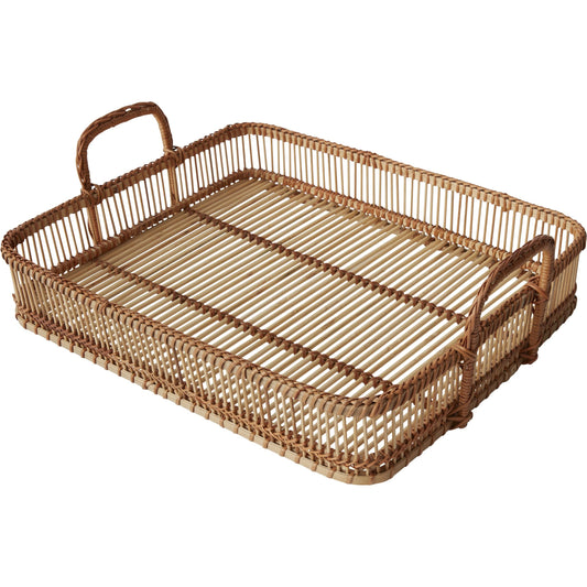 Leisure Tray by Accent Decor in natural. Made from natural fibers in a cottage & farmhouse style.