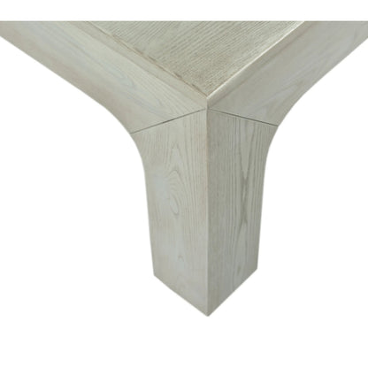 Libby Langdon Peconic Square Cocktail Table by Fairfield Chair in grey and sheer dove. Made from quartered ash solids, veneers in a unique style.