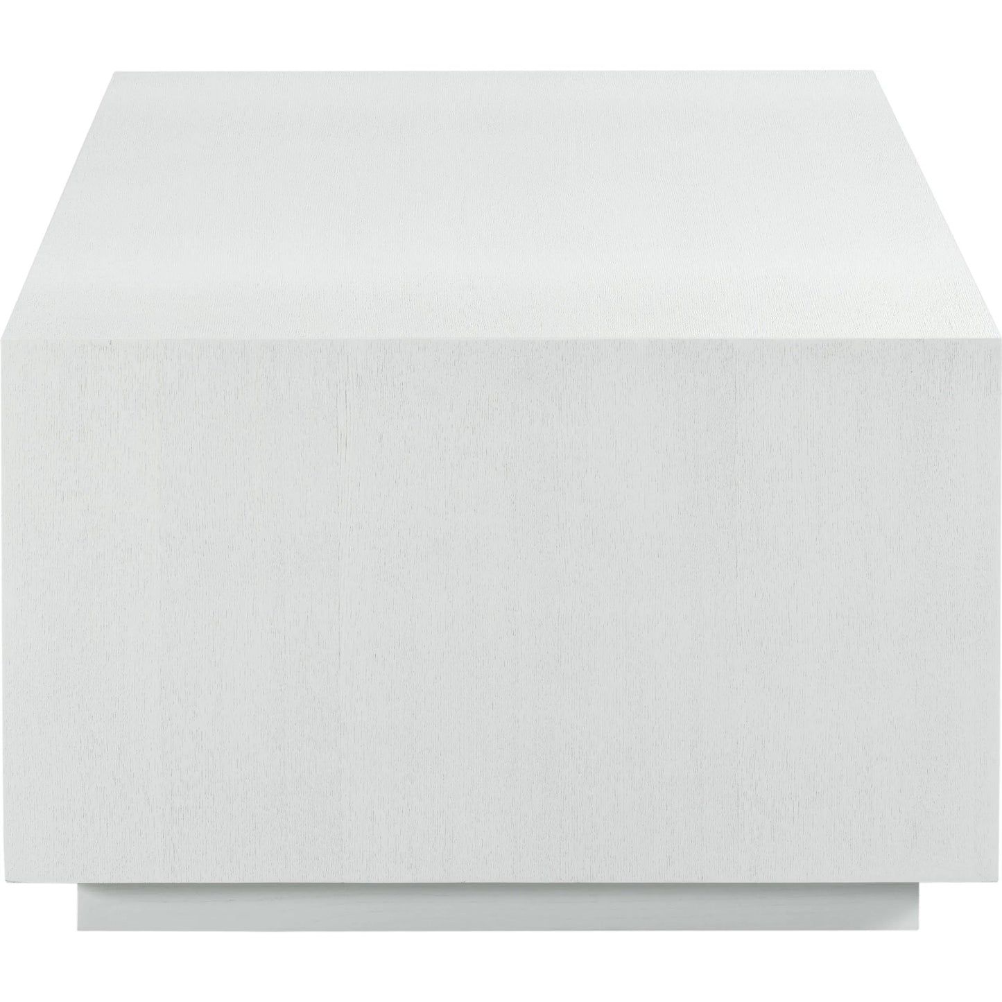 001 SI-2635748 | Additional Silo | Libby Langdon Dune Rectangular Cocktail Table by Fairfield Chair in white and white lacquer. Made from quartered ash solids, veneers in a unique style.