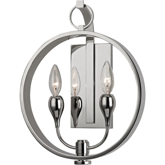 Dresden Wall Sconce by Hudson Valley. Made from brass in a modern style.