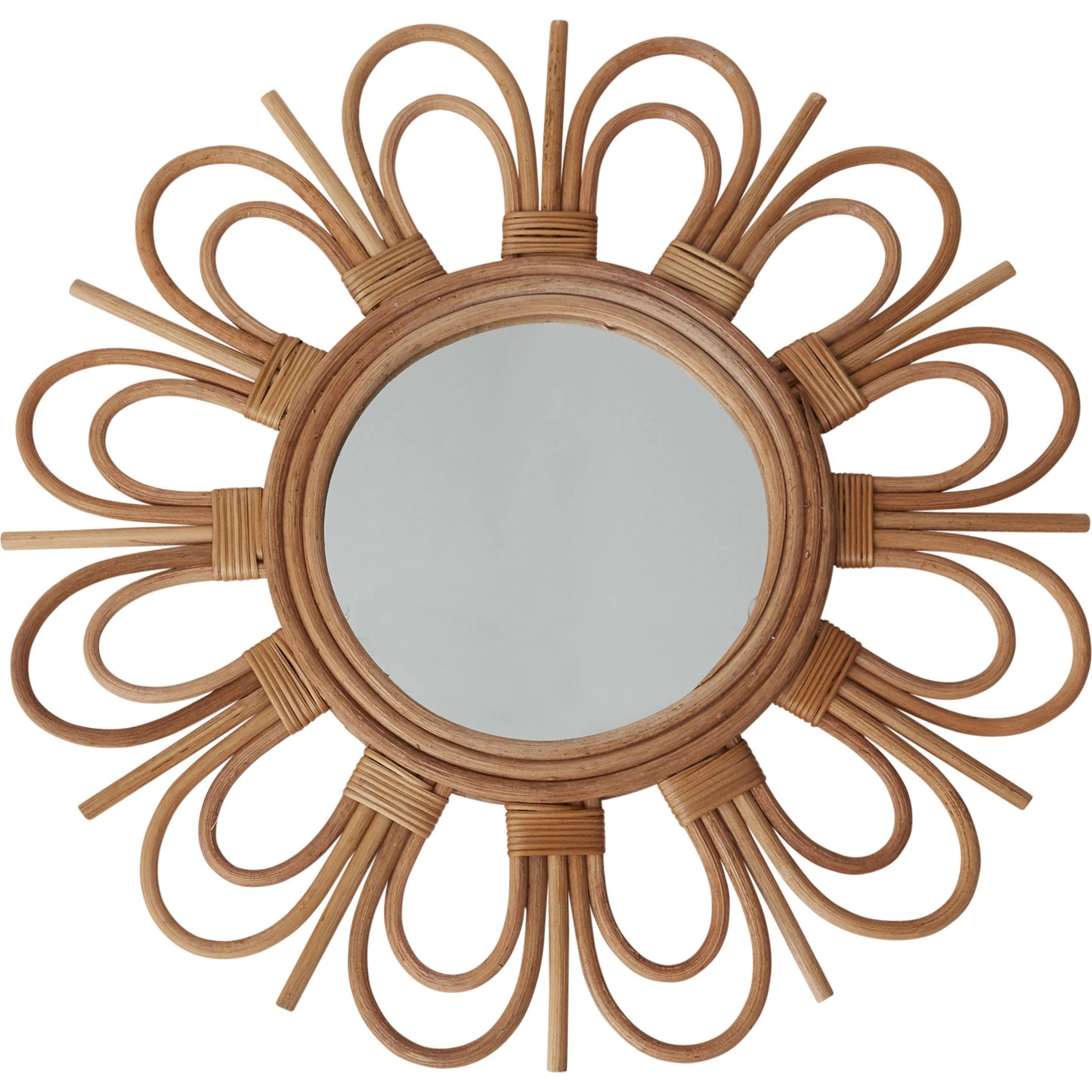 001 SI-2085841 | Primary Silo | Sante Mirror by Accent Decor in natural. Made from natural fibers in a cottage & farmhouse style.