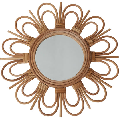 Sante Mirror by Accent Decor in natural. Made from natural fibers in a cottage & farmhouse style.