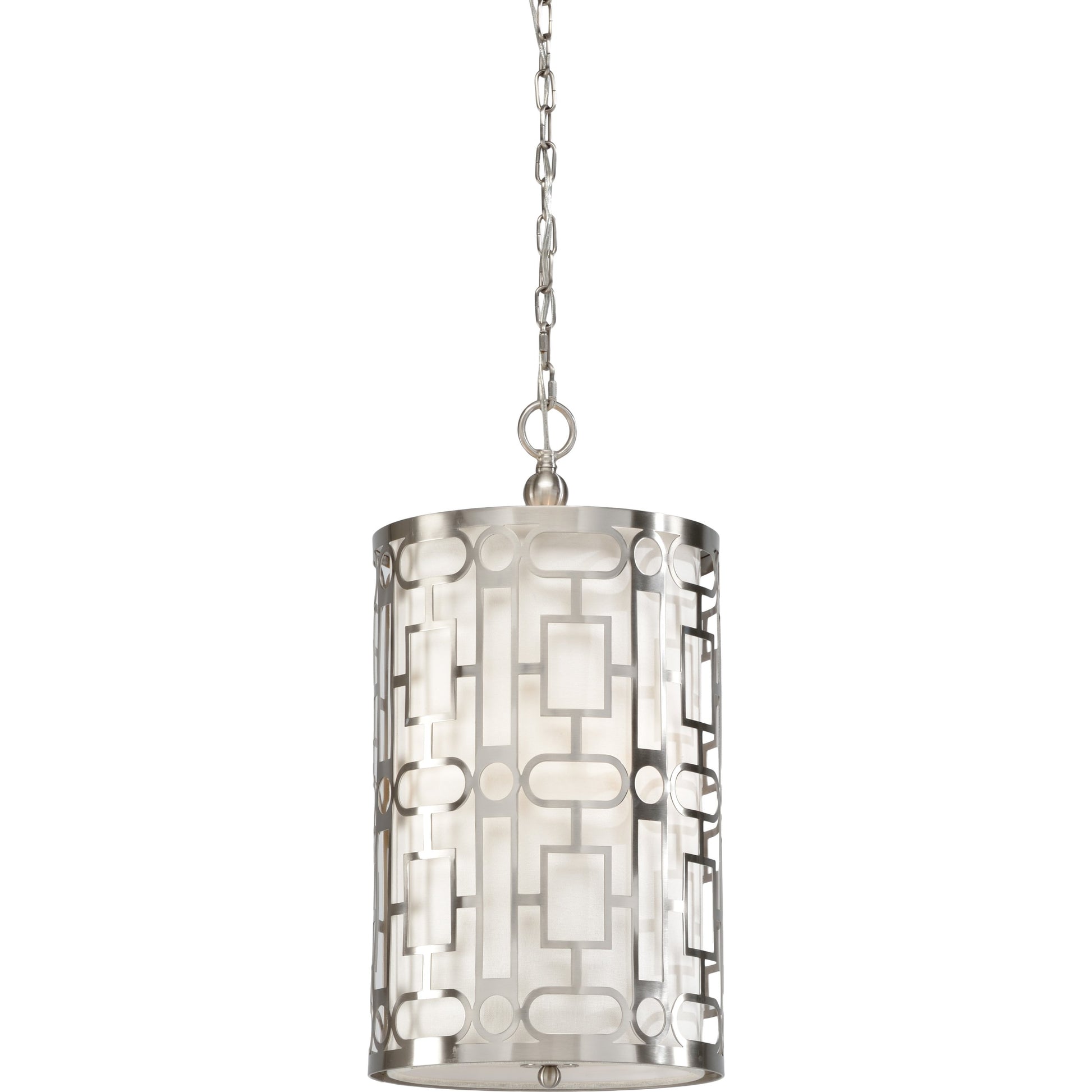 Coco Pendant by Wildwood in white, silver. Made from other: metal in a modern style.