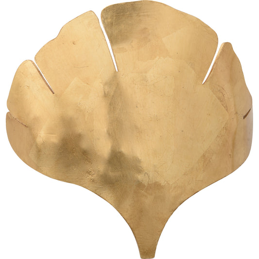 Ginkgo Sconce by Wildwood in gold. Made from other: metal in a transitional style.