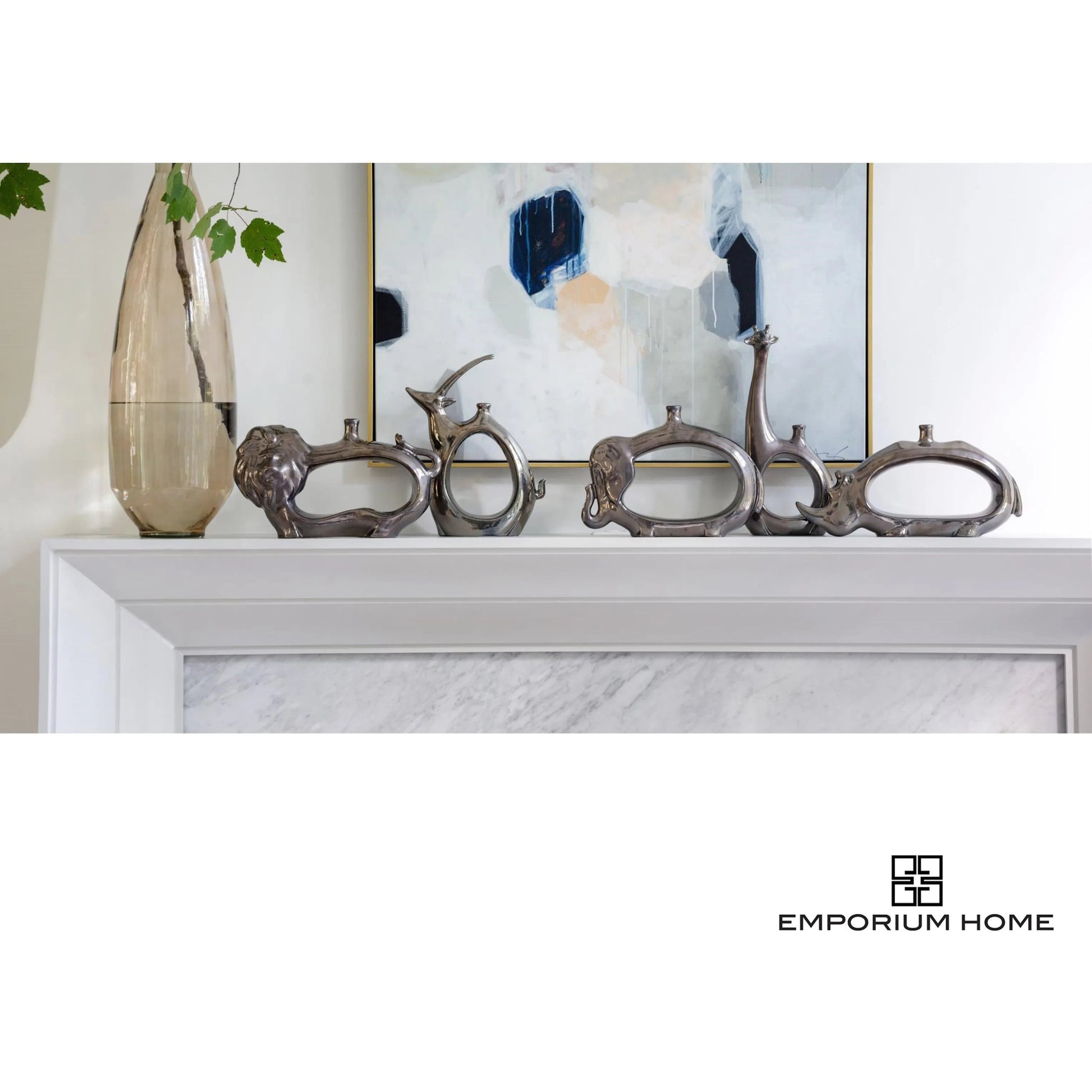 Cashmere Art Canvas I by Global Views. Made from canvas, frame is polyethylene in a eclectic & global style.