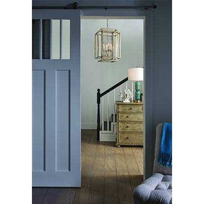 Amherst Chandelier by Wildwood. Made from iron in a transitional style.