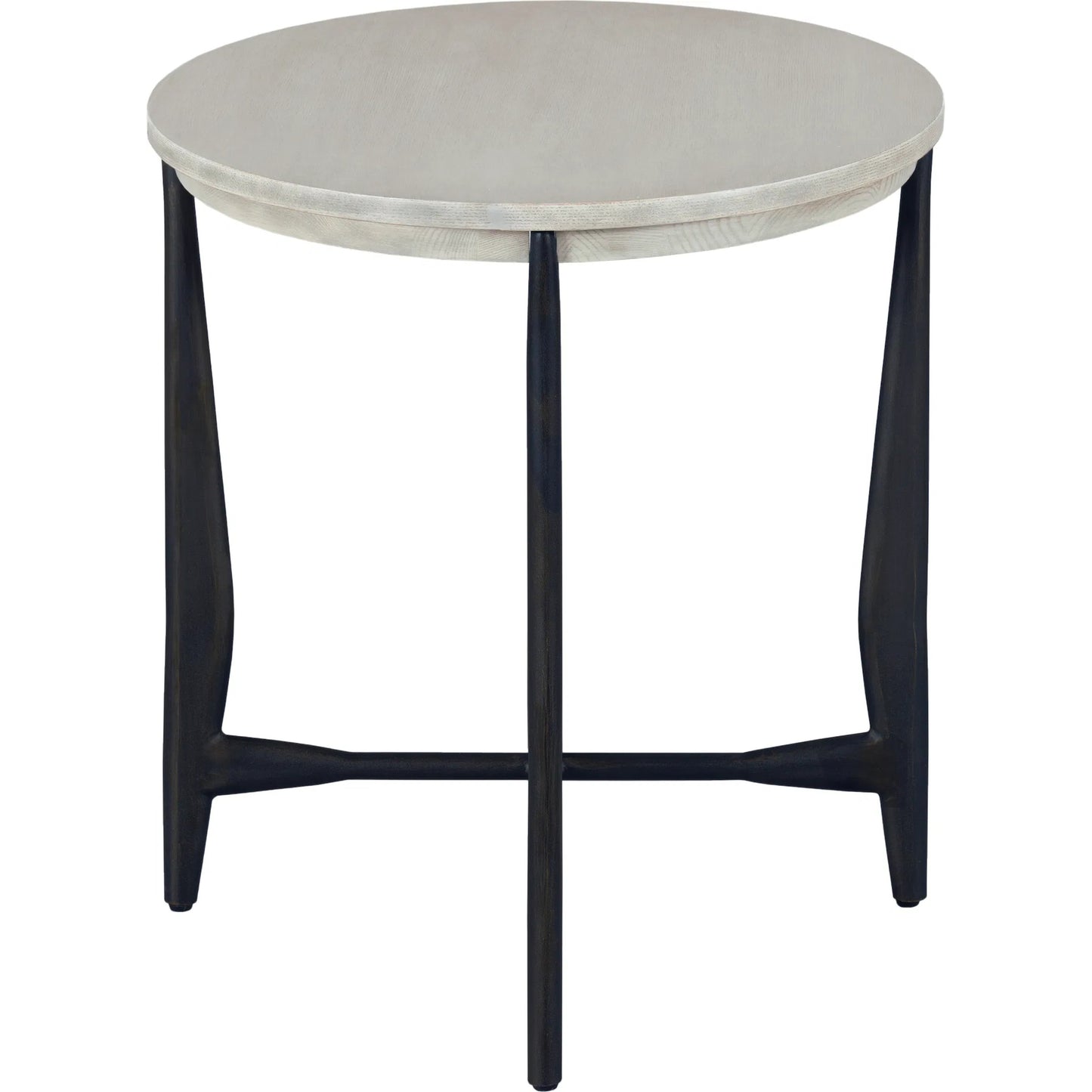 001 SI-2635750 | Additional Silo | Libby Langdon Wheelock End Table by Fairfield Chair in grey and sheer dove. Made from quartered ash solids, veneers in a unique style.