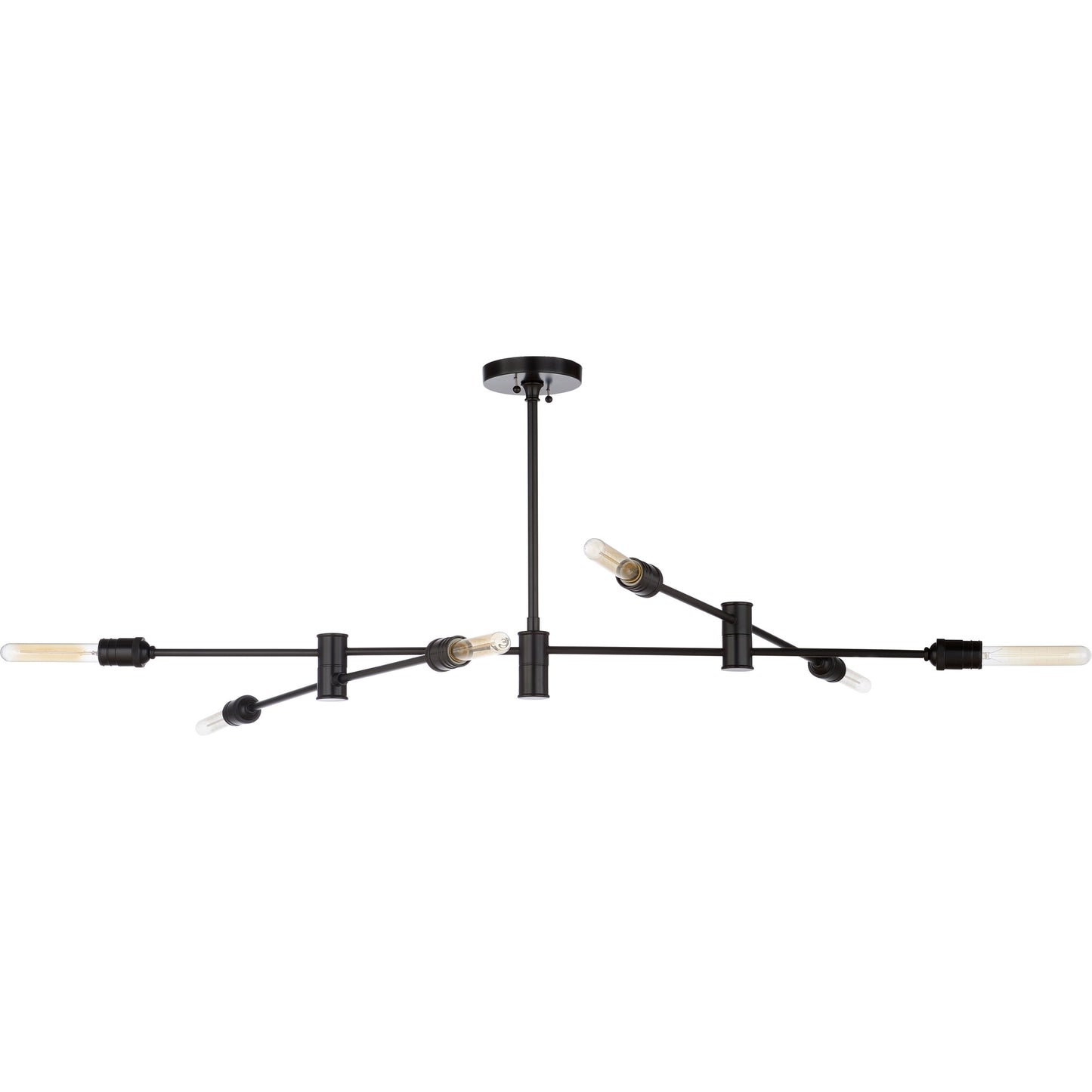 001 SR-386210 | Primary Silo | Pluton Chandelier by Wildwood. Made from iron in a modern style.