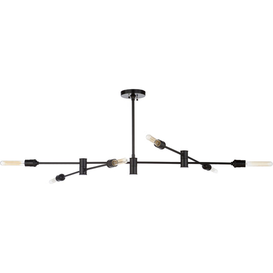 Pluton Chandelier by Wildwood. Made from iron in a modern style.