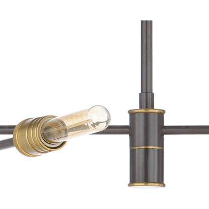 Pluton Chandelier by Wildwood. Made from iron in a modern style.