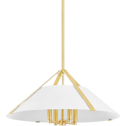 Raymond 4 Light Pendant by Hudson Valley. Made from steel in a modern style.