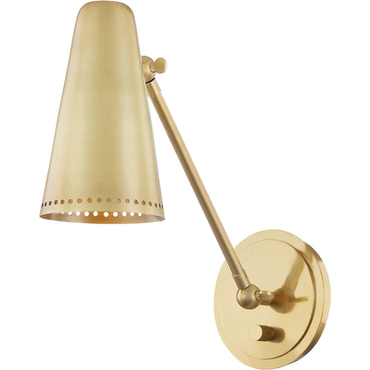 Easley 1 Light Wall Sconce by Hudson Valley. Made from steel in a modern style.