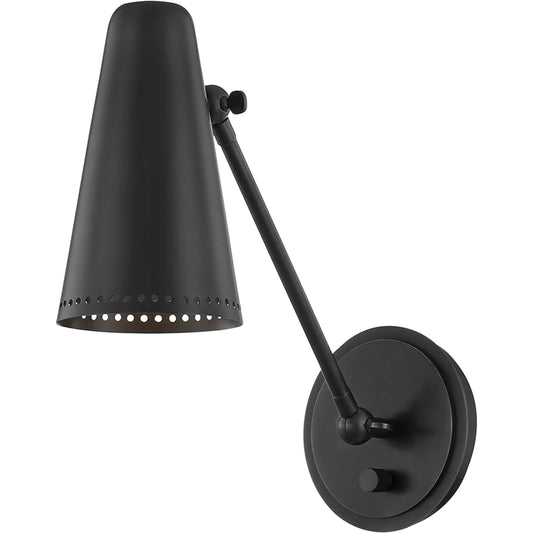 Easley 1 Light Wall Sconce by Hudson Valley. Made from steel in a modern style.