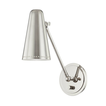 Easley 1 Light Wall Sconce by Hudson Valley. Made from steel in a modern style.