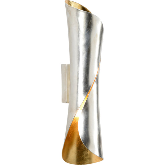 Crosby Cuff Sconce by Wildwood in silver, gold. Made from metal in a modern style.
