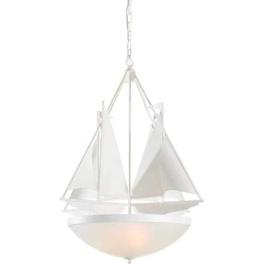 Regatta Chandelier by Wildwood. Made from iron/glass in a modern style.