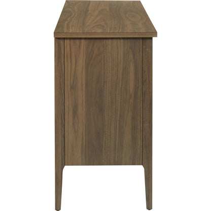 Libby Langdon Heatherwood Chest by Fairfield Chair in brown and modern truffle. Made from walnut solids, veneers in a unique style.
