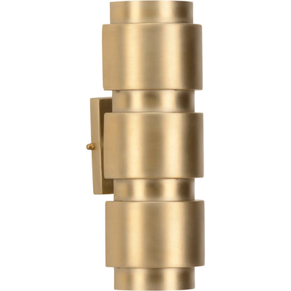 Wall Light by Wildwood in antique brass. Made from unique in a modern style.