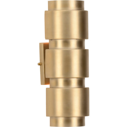 Wall Light by Wildwood in antique brass. Made from unique in a modern style.