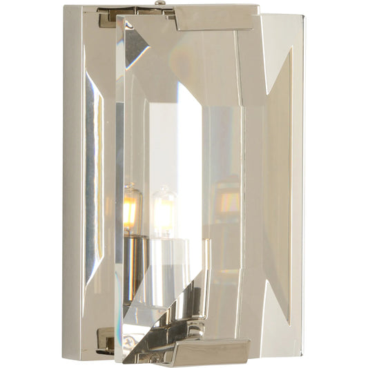 Metzinger Sconce by Wildwood in silver. Made from unique in a unique style.
