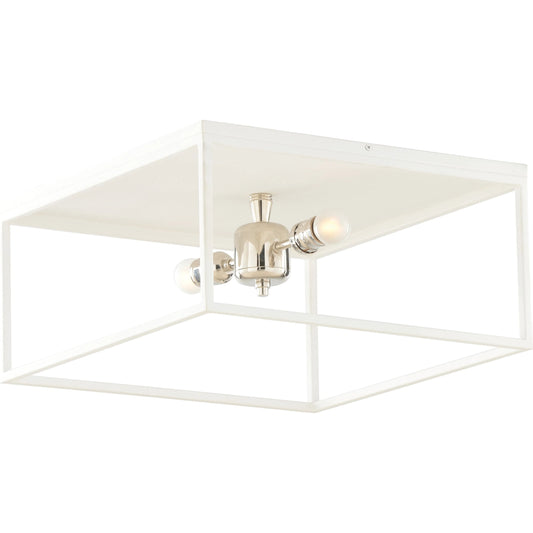 Stone Harbor Flush Mount by Wildwood in white, cream, silver. Made from unique in a unique style.