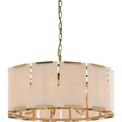 Perla Chandelier by Wildwood in white, cream, gold and antique brass, natural white. Made from unique in a modern style.