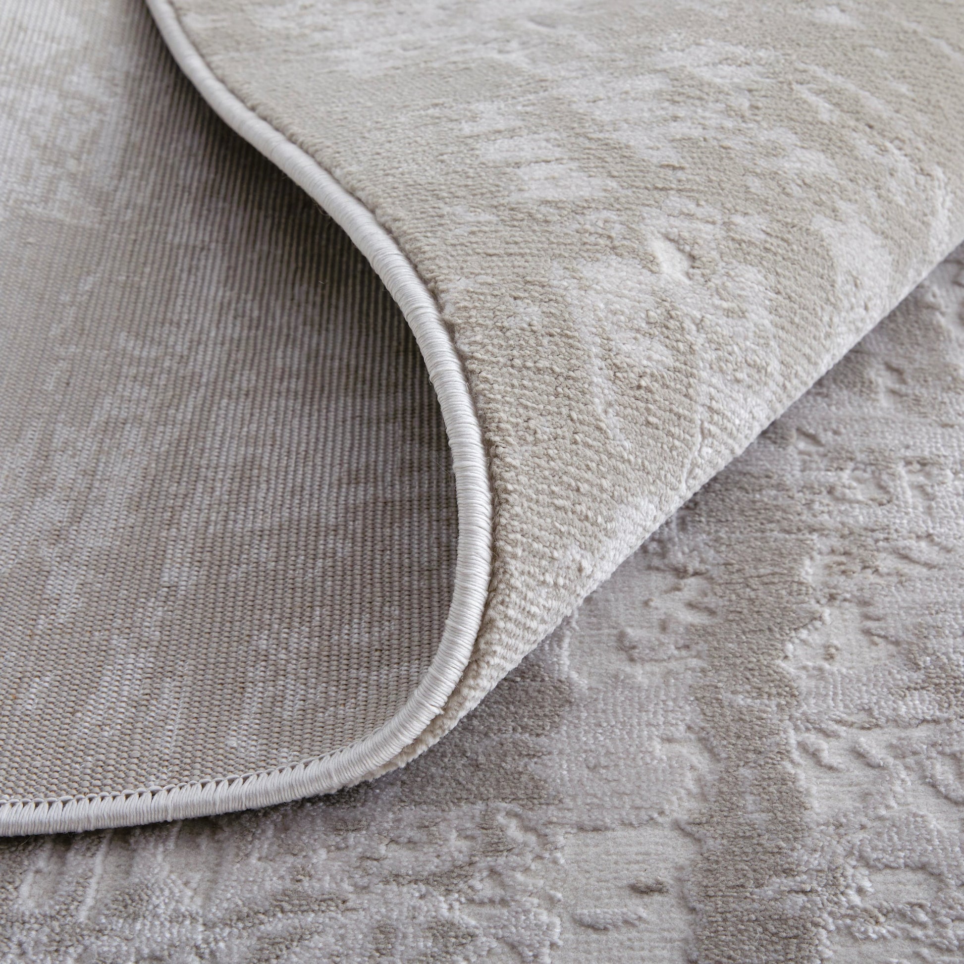 Prasad Rug - 67039NAF by Feizy in ivory, taupe, silver. Made from polypropylene, polyester in a unique style.