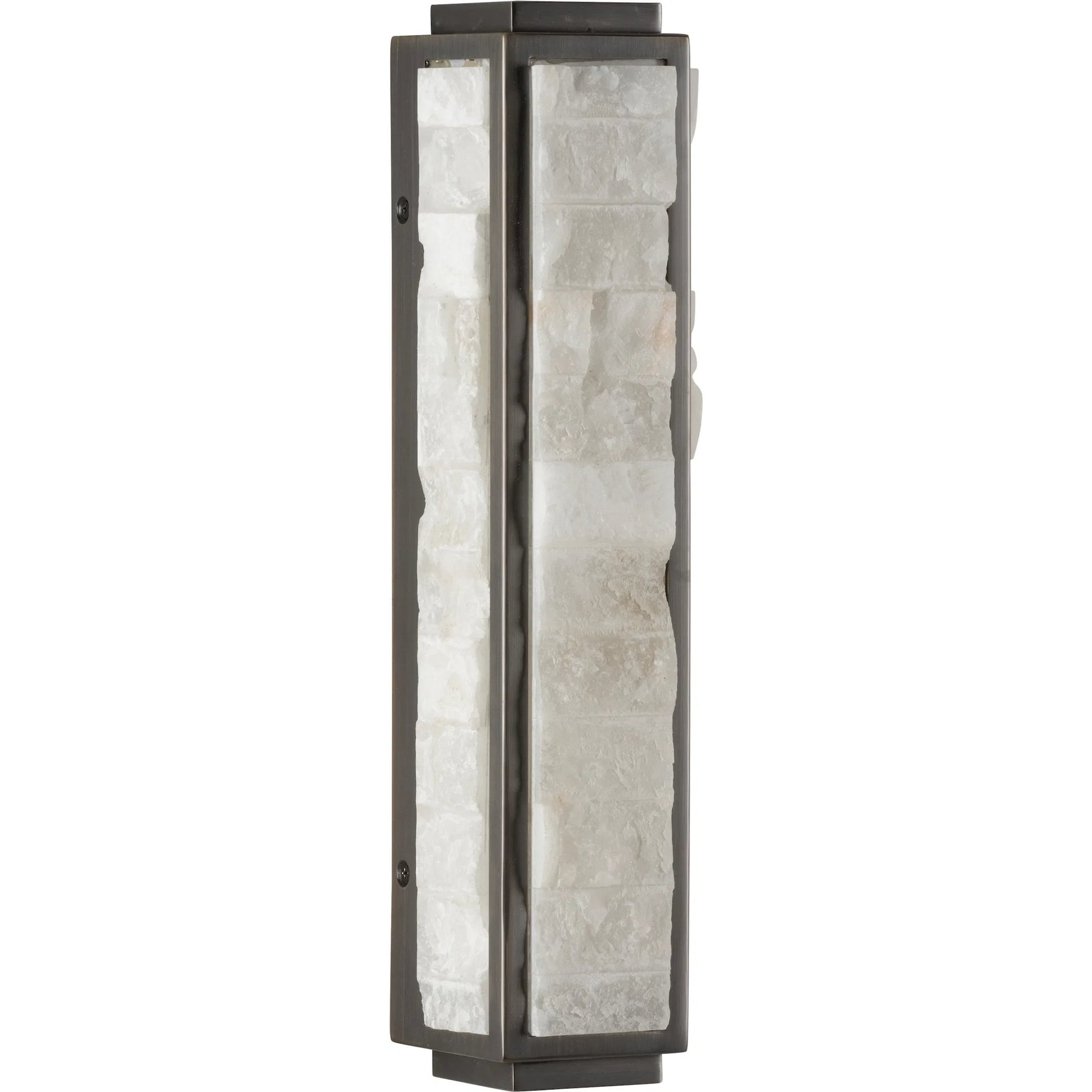 Sebastian Sconce by Wildwood in white, cream, brown and antique bronze, natural white. Made from unique in a modern style.