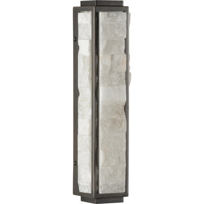 Sebastian Sconce by Wildwood in white, cream, brown and antique bronze, natural white. Made from unique in a modern style.