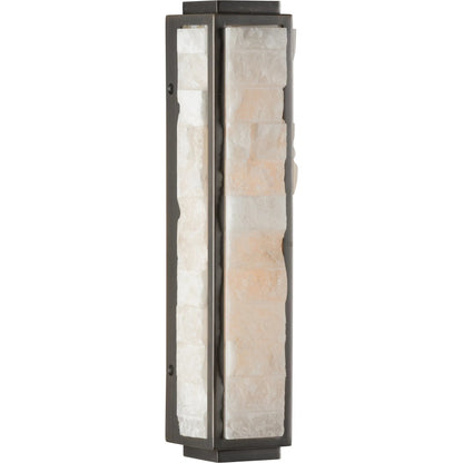 Sebastian Sconce by Wildwood in white, cream, brown and antique bronze, natural white. Made from unique in a modern style.