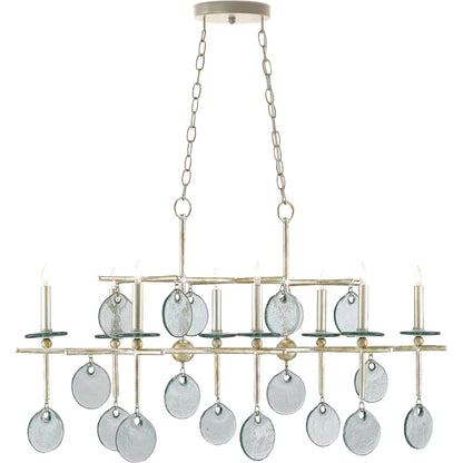 Sethos Rectangular Chandelier by Currey and Company. Made from unique in a modern style.