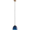 Blue Avio, Antique Brass
