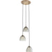 Caterina Triple Pendant by Wildwood. Made from unique in a transitional style.