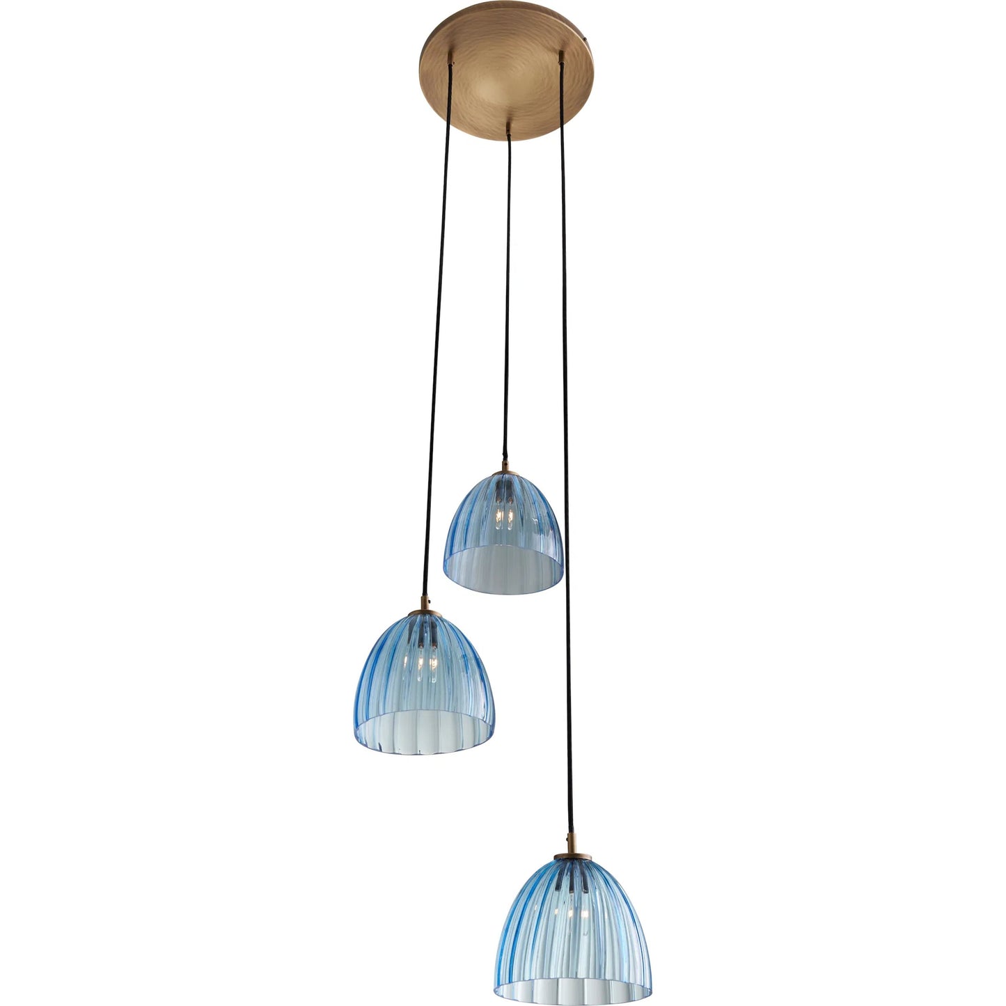 007 SI-2387940 | Additional Silo | Caterina Triple Pendant by Wildwood. Made from unique in a transitional style.