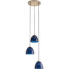 Blue Avio, Antique Brass